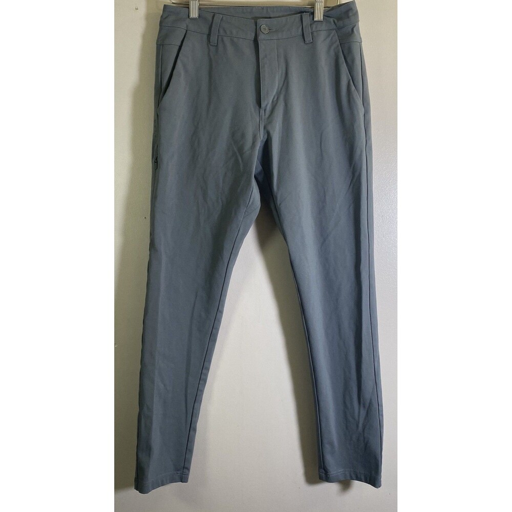 BYLT Everyday Pant 2.0 Mens 33 Gray  Classic Fit Performance Stretch Chino